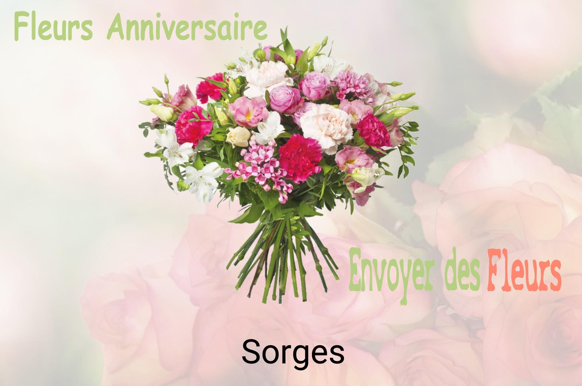 Bouquet de fleurs d’anniversaire livré à Sorges